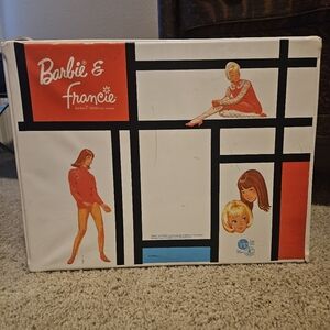 Vintage 1965 Barbie and Francie Doll Case